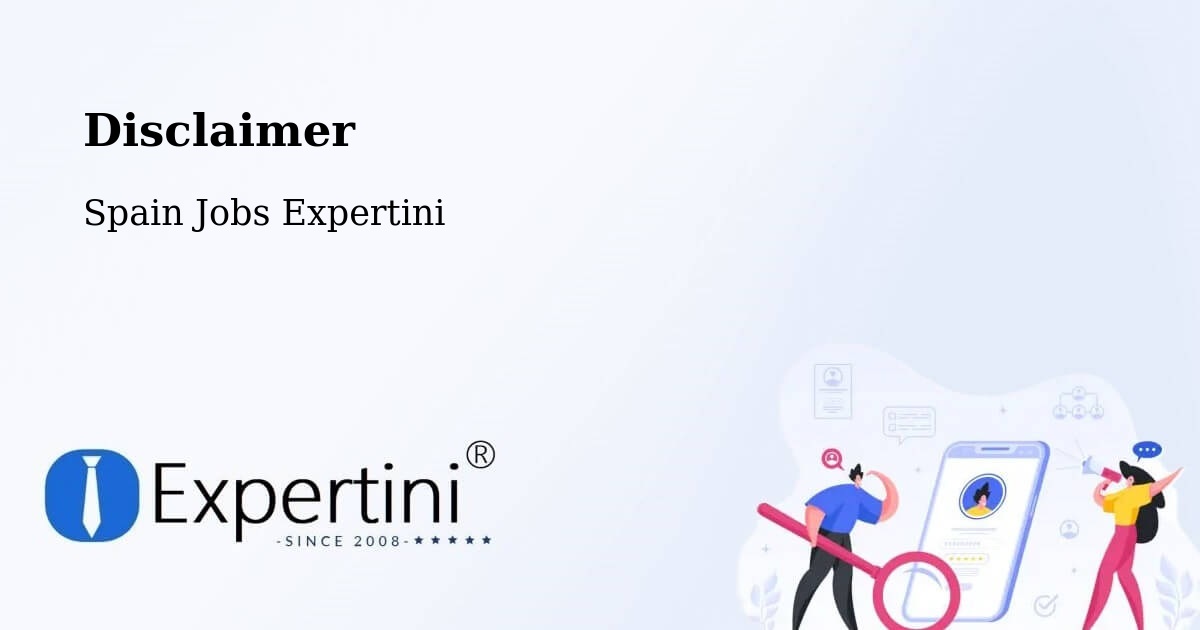 Disclaimer – Cabó - Spain Jobs Expertini